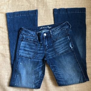 American Eagle l Vintage Flare Jeans Size 8 long